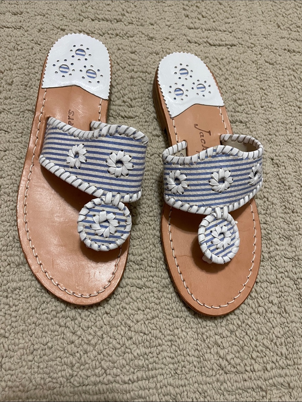 Jack Rodgers sandals size 6 excellent condition